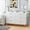 White-54''W, variant on WIAWG 6 Drawer Double Dresser ,Sturdy Modern Dresser with Drawers for Closet,Living Room,Entryway, Black