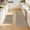 Brown, variant on Non Slip Kitchen Rugs Sets of 2, Machine Washable Kitchen Mats for Floor with Rubber Backing, Quick Dry Absorbent Durable Soft Runner Rugs for Sink, Hallway, Laundry, Light Grey