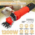 thumbnail image 1 of Electric Sheep Clipper, 1200W 6 Speeds Professional Adjustable Heavy Duty for Goat Llama Horse Farm Animal Fur Cattle Animal Grooming, 1 of 5