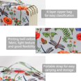 thumbnail image 3 of GHSDFBB Trousse en Tissu Sergé avec Fermeture Éclair, Blanc, 171 Unités, 3 of 6