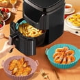 thumbnail image 3 of Jkung Silicone Air Fryer Liners for 3 to 5 QT Air Fryer Dishwasher Safe Reusable Non-Stick Pot Liner Heat Resistant Replacement for Parchment Paper Accessories, 3 of 8