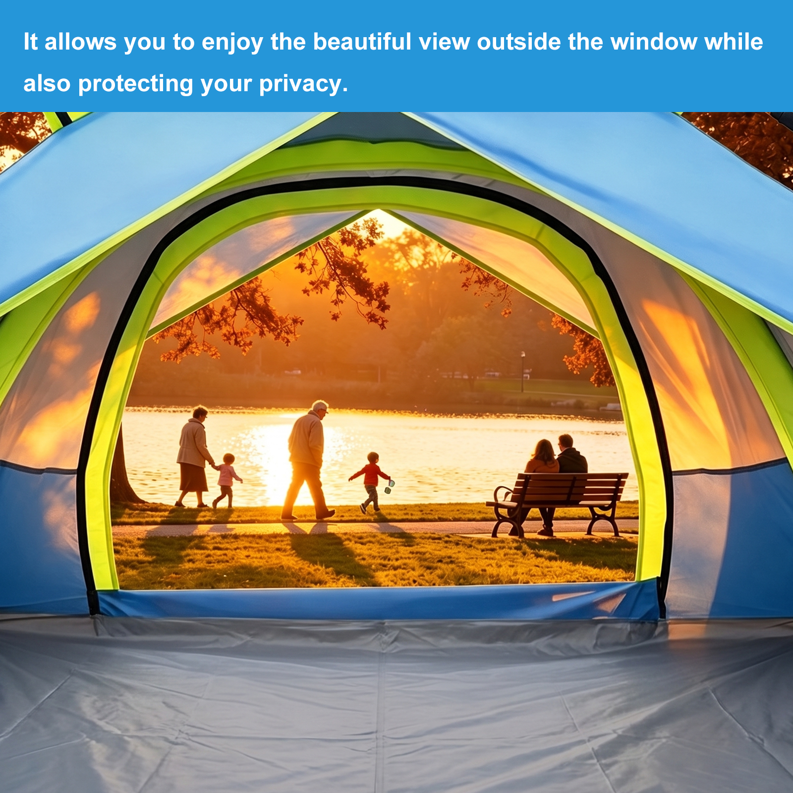 Mibote Pop-Up Camping Tent for 2-4 People photo 6