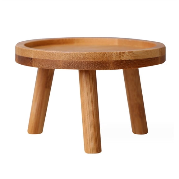 Flower Pot Tray Solid Wood Shelf Indoor Desktop Living Room Potted Pothos Floor-Standing Vase Base