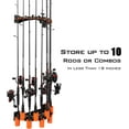 thumbnail image 4 of KastKing V10 Wall Rod Rack w/ Line Spooling Station, Holds 10 Combos, 4 of 10