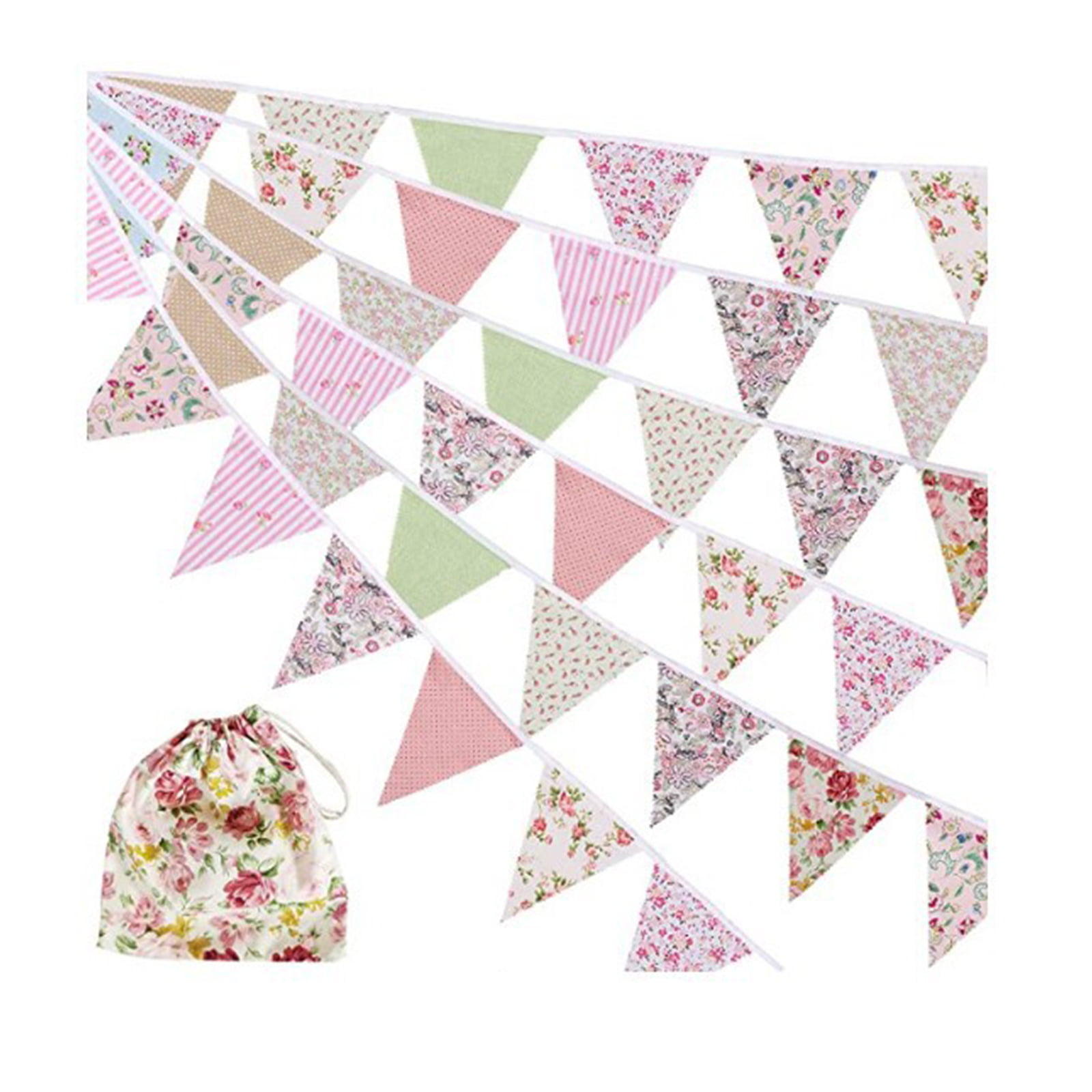 Party Baby Shower Personalised Wooden Bunting triangle ANY COLOUR Wedding 