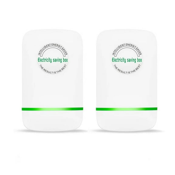 Power Saver, 2 Pack Energy Saver Electricity Saving Box Household Energy Saver 30KW Power Saving and High Efficiency US Plug 90V-250V