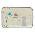 thumbnail image 2 of Christmas Presents between Friends Bedlington Terrier Sandy Dish Drying Mat, 2 of 2