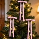 thumbnail image 4 of Christmas Bow Bells Pendant Decorated Velvet Bow Ornaments Christmas Tree Wreath Dress Pendant, 4 of 6