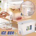 thumbnail image 1 of PENGXIANG Cold Water Bottle With Faucet  Lemonade Cool Bucket Ice Fruit Box, 1 of 6
