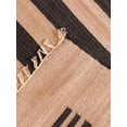 thumbnail image 4 of Rugsotic Carpets Handmade Rugs Hand Woven Kilim Square 8'x8' Cream Charcoal Wool for Indoor Use, 4 of 7