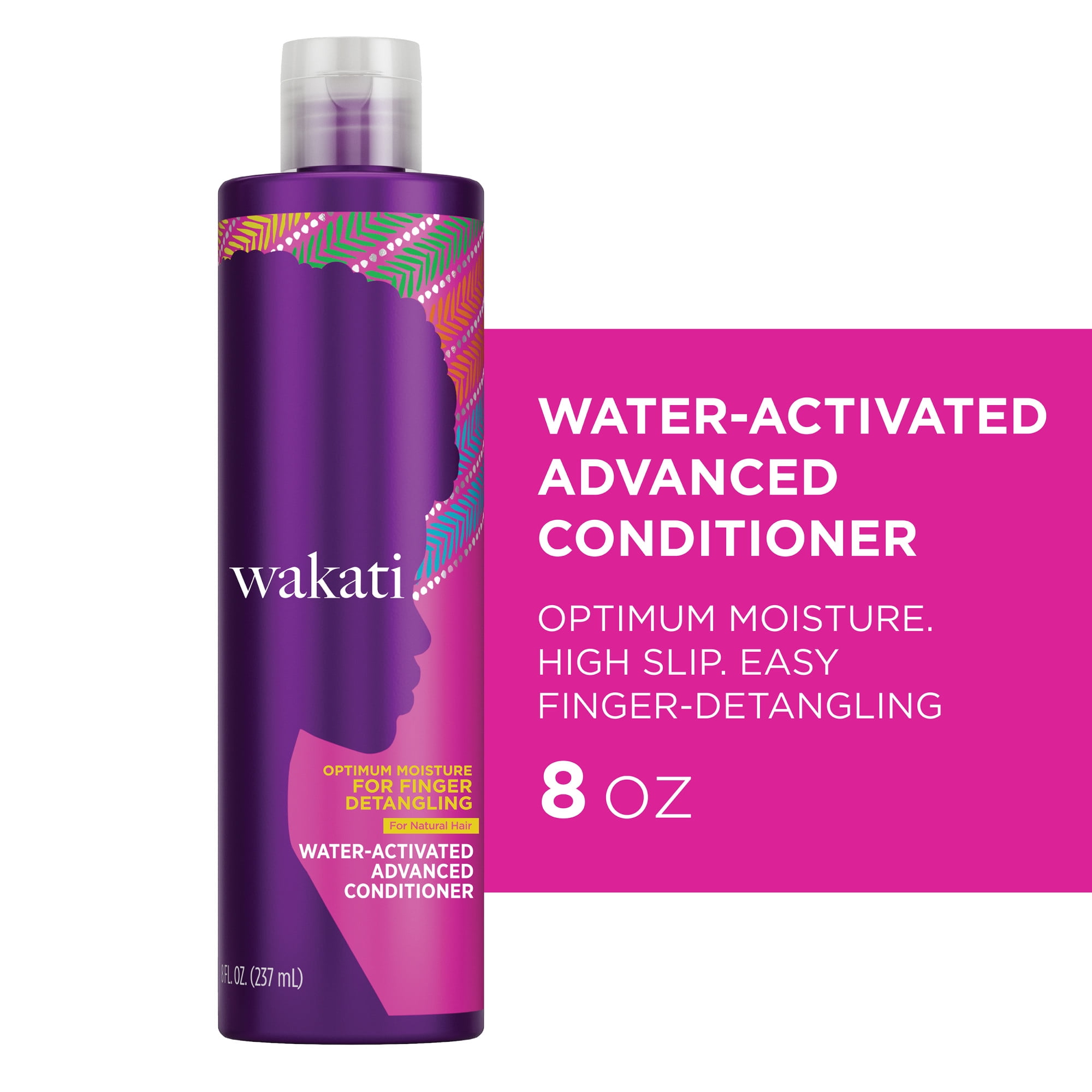 Wakati Water-Activated Advanced Conditioner for Natural Hair, Paraben &  Sulfate-Free, with Shea & Jojoba Oil, 8 fl oz - Walmart.com