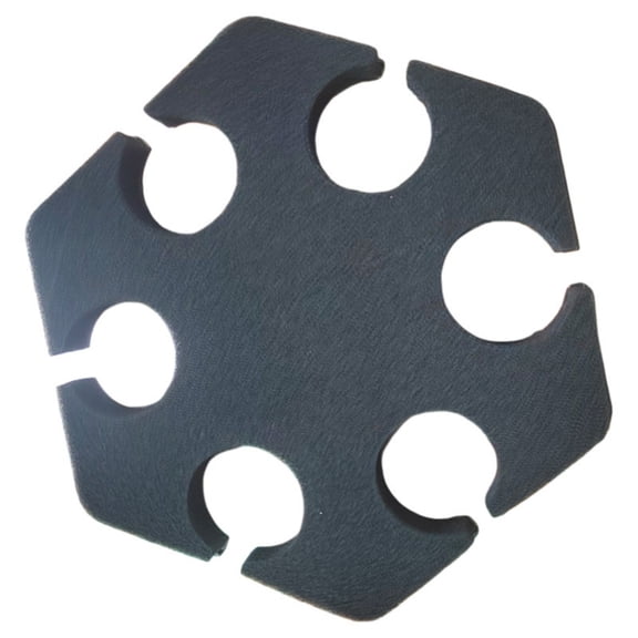 Zeiwohndc 6 Slot Shockproof Microphones Stand Holder Portable For Studio Outdoor