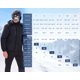 thumbnail image 2 of WULFUL - chamarra de esquí impermeable para hombre, chamarra de nieve cálido para invierno, cortavientos de montaña, Azul Real,, 2 of 8