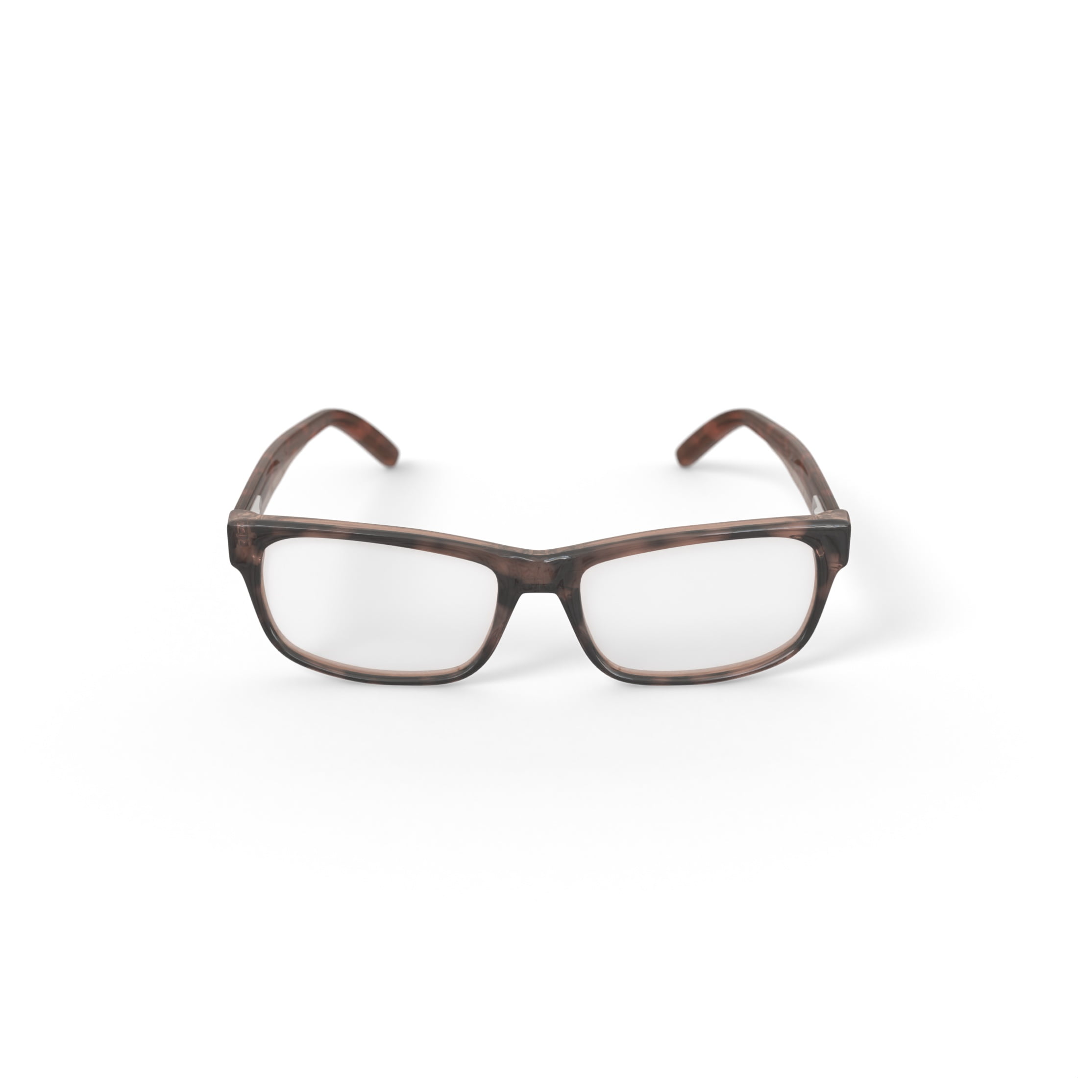 Walmart Men's FM14106 Rectangular Prescription Eyeglasses with Case, Brown
