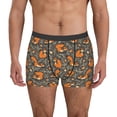 thumbnail image 4 of Wukai Fox And Mushroom Print Men’s Underwear Breathable Boxer Briefs,&nbsp;Moisture Wicking & Breathable-Medium, 4 of 7