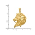 thumbnail image 2 of Collier Pendentif Tête de Lion en Or Jaune 14K avec Chaîne, 2 of 4