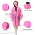 thumbnail image 4 of Poncho de Pluie pour Enfants, Lot de 2, Imperméable Réutilisable Vestes de Pluie pour Filles Garçons 6-14, 4 of 7