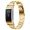 Gold, variant on FIEWESEY Metal Watchband Compatible with Fitbit Charge 2 Quick Easy Fit Stainless Steel Wristband Strap Replacement for Charge 2 Smartwatch Accessory,Black