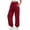Red#skinny sweat pants for women, variant on SZJXBUY Casual Sweat Pants for Women Basic Elastic Bottom High Waist Joggers with Pockets Baggy Athletic Work Pants Fall Black,L
