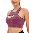 thumbnail image 4 of Tinglu Women's Sports Yoga Bra Removable Pads Sports Bras Workout Bra Short Top, 4 of 8