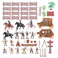 thumbnail image 1 of 2x1Set E Indios Figuras de Plástico Accesori Juegos Juguetes para Sunnimix Figuras Indios Cowboys, 1 of 7