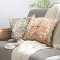 thumbnail image 6 of Throw Pillow Cover 18"x18" Boho, Vintage Persian Pillow Cover Ethnic Decorative Pillow Cases Home Outdoor Square Green Pillowcase for Bed Sofa Couch, 6 of 6
