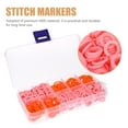 thumbnail image 5 of IDEANATEGRATE Knitting Crochet Locking Stitch Markers 450Pcs 1.2X0.47In, 5 of 8