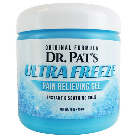 Pain Relief Cream - Dr. Pat's Topical Analgesic Blue Gel - Therapy Rub for Arthritis, Sciatica Nerve, Back Pain, Plantar Fasciitis, Chronic Neck, Muscle Soreness, Joint, Thigh, Knee, Foot, Hand, (Best Muscle Rub For Pain)