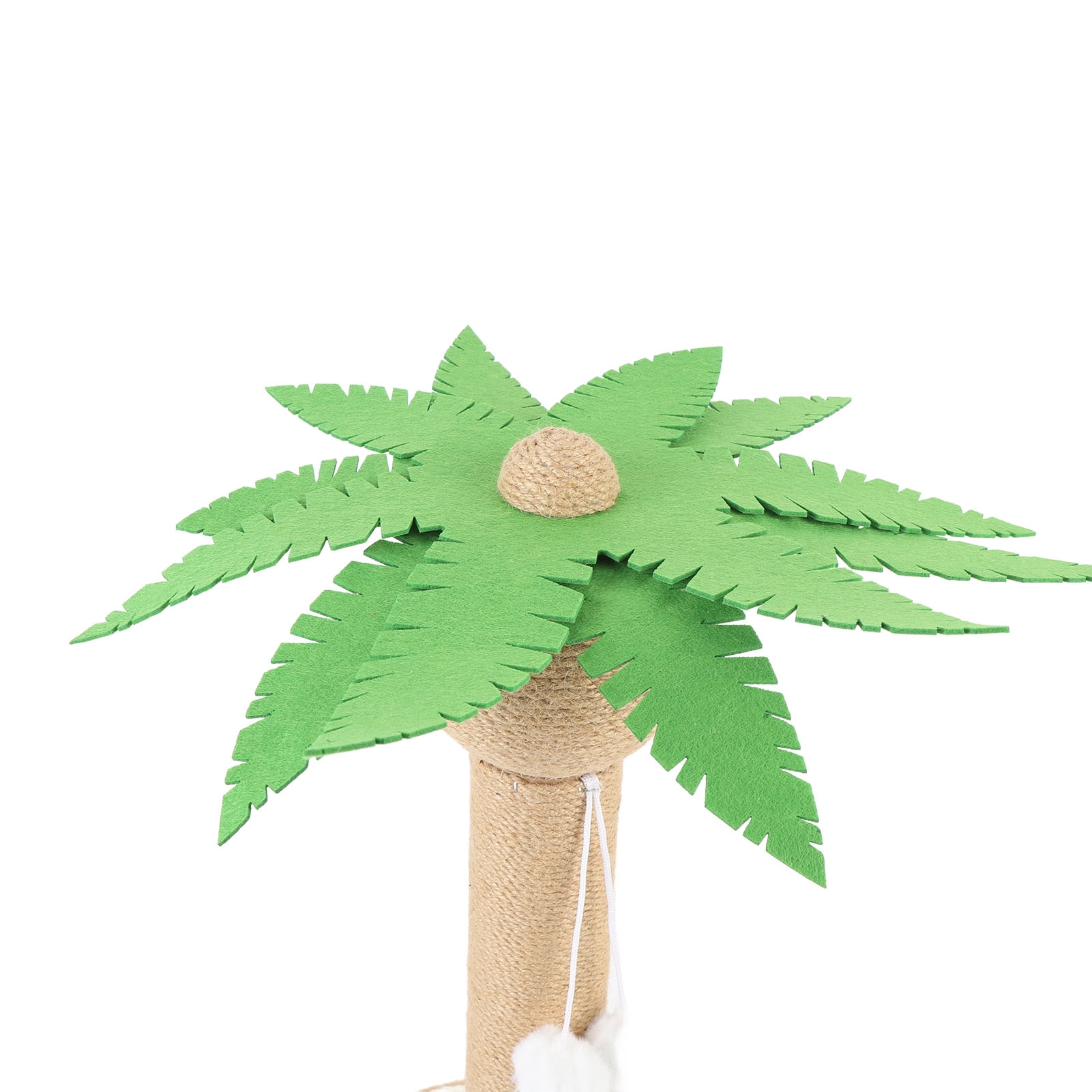 YAHHU Coconut Tree Cat Scratching Post Sisal Durable Kitten Scratcher Tower Space Saving Stable Structure Indoor (12.6 inches / 32 cm)