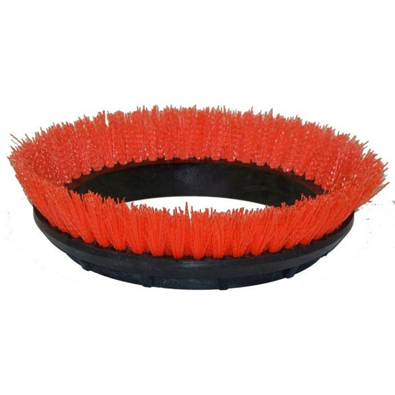 Bissell 12" Orange Scrub Brush, .028" Bristle Diameter