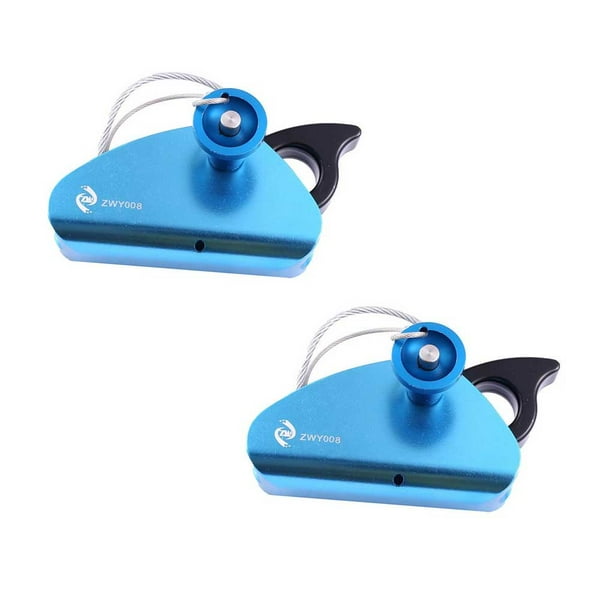 Soidarity Abrazadera para escalada en roca, herramienta para exteriores, 2 uds., protección contra caídas, cuerdas de rescate, agarre con pasador tensado Escalada Soidarity OD031765-00