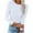 White, variant on Patlollav Womens Fashion Long Sleeve Stretch Slim Fitted T-Shirt Blouse Solid Basic Tops