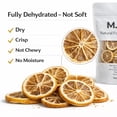 thumbnail image 3 of Dried Lemon Slices 3 oz Dehydrated Citrus Wheels Crunchy Lemon Rounds for Tea Cocktails Baking Cooking Garnish No Added Sugar No Preservatives Made in USA, 3 of 11