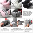 thumbnail image 3 of Infant Baby Boys Girls Slippers Cozy Fleece Booties Soft Bottom Warm Cartoon Socks Newborn Crib Shoes, 3 of 7