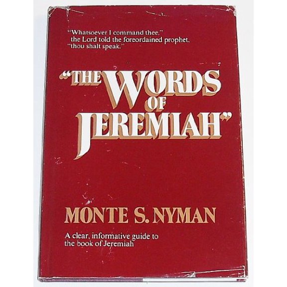 Pre-Owned The words of Jeremiah (Hardcover) 0884944581 9780884944584