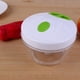 thumbnail image 3 of Procesador De Alimentos Multifunción Para El Hogar Trituradora Manual De Carne Chopper (Blanco), 3 of 8