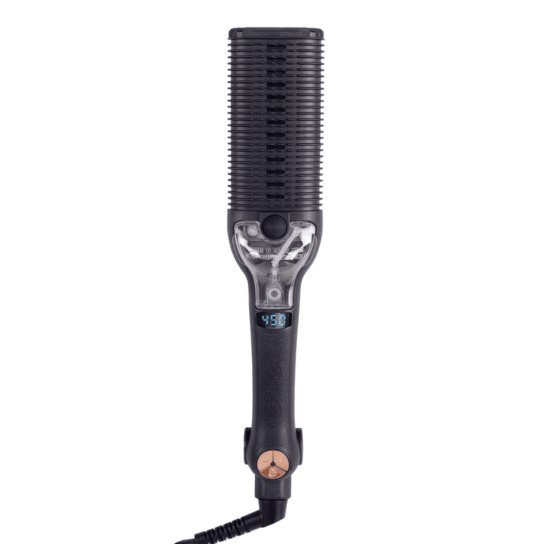 MAXIGLIDE XP with interchangeable detangling plates and healthy steam burst technology no damage to your hair