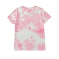 thumbnail image 6 of Family Mother And Daughter Matching Tie Dye Clothes Rainbow Printed T-Shirt Tops Tee Blouse, 6 of 10