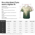 thumbnail image 6 of Lsque Fog Forest pattern Hawaiian Shirt for Men, Unisex Summer Beach Casual Short Sleeve Button Down Shirts-3X-Large, 6 of 9