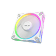 thumbnail image 6 of ASUS Prime MR120 ARGB reverse fan white single pack, 28mm extra-thick frame, quiet, high-performance cooling with PWM control, 20 ARGB LEDs with dual-sided frame lighting, Aura Sync compatibility, 6 of 12