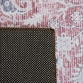 thumbnail image 6 of SAFAVIEH Tucson Stacy Traditional Machine Washable Runner, 2'6" x 8', Rust/Sage, 6 of 8