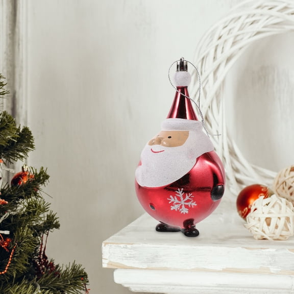 FENGGUIQU Red Ps Santa Claus Xmas Tree Ornaments for Christmas Decoration 2Pcs