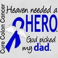 thumbnail image 2 of CafePress - Heaven Needed A Hero Colon Cancer Dad - Kids Apron, 2 of 5