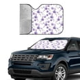 thumbnail image 3 of Kdxio Orchids Flowers Print Front Windshield Sun Shade,Folding Auto Sunshade for Car Truck SUV-Medium, 3 of 7