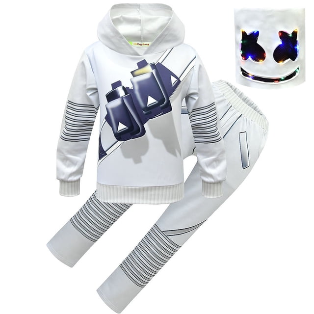 DJ electronic music Marshmello same style sweatshirt suit Marshmello suit
