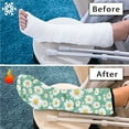 thumbnail image 7 of COEQINE Daisy 2 PCS Leg Cast Covers Broken Leg Shower Cast Cover Soft Fabric Leg Plaster Sleeve Adjustable Leg Cast Cover for Showering for Teen Decorative Leg Cast Cover for Girls Size L, 7 of 7