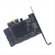 thumbnail image 1 of Tarjeta de Expansión PCIE A de 9 Puertos, Adaptador de Expansión 3 PCIe 1X Express, Multiplicador de Controlador PCIE de 6 Gbps A, 1 of 5