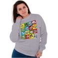 thumbnail image 2 of Funny Troll Face Internet Meme Unisex Plus Size Sweatshirt Brisco Brands 5X, 2 of 3