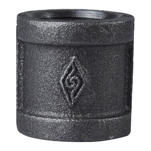 WORLDWIDE SOURCING 21-3/4B Pipe Coupling, 3/4 in, Threaded, Black Oxide