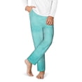 thumbnail image 2 of Pofeuu Blue And Turquoise Print Teenagers' Pajama Pants, Soft Lounge Pajama Pants with big pockets for Men Plaid Pj Bottoms-XS(5-6), 2 of 6